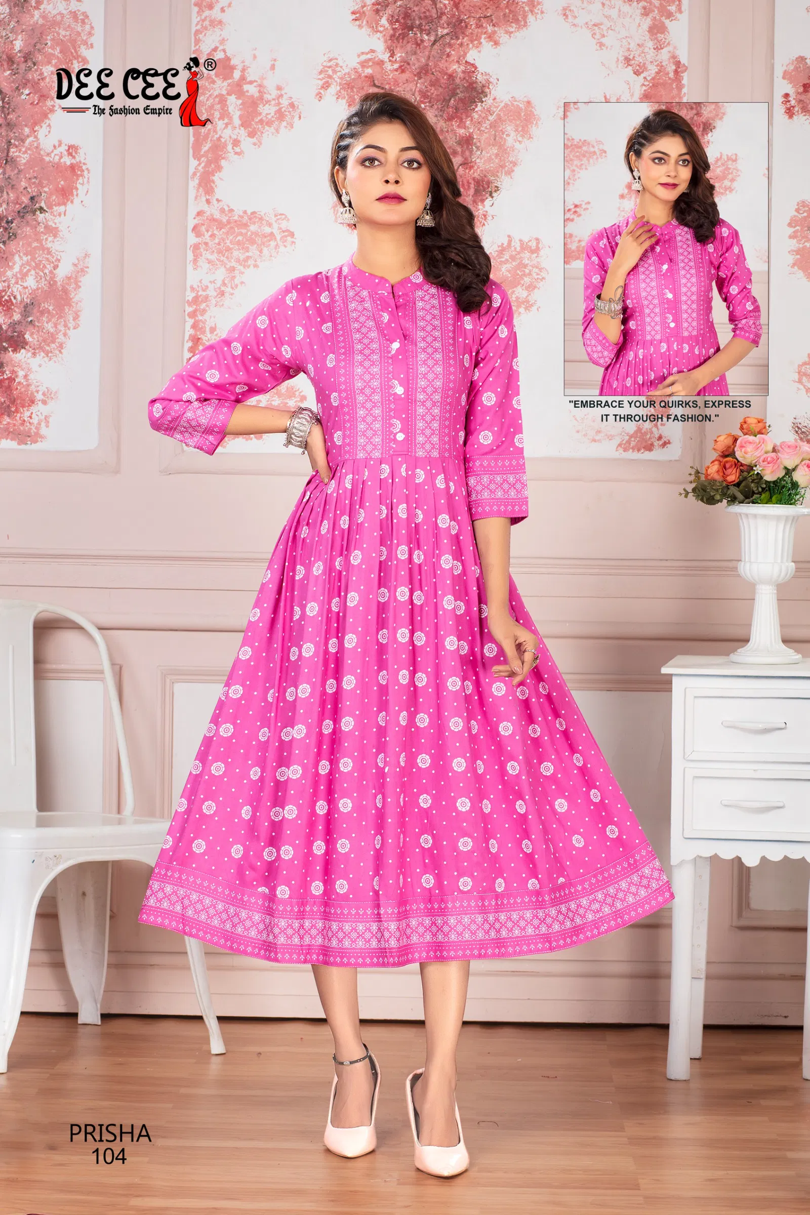 Prisha By Deecee Designer Flared Long Kurtis Suppliers In India